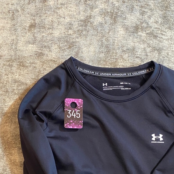 Under Armour Cold Gear Black Performance Top size Medium {345} - Picture 13 of 13